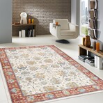 Turkish Heritage Ivory/Rust Area Rug (3' 0'' X 5' 0'')