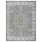 Turkish Heritage Grey/Ivory Area Rug (8' 0'' X 10' 0'')