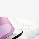 100% // Snowcraft Goggle // White + Lavander + Mirror Lavender