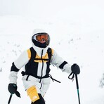 Spektrum // Ostra Bio White Line Goggles // Optical White + Dark Smoke