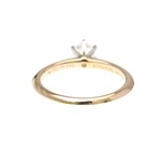Tiffany & Co. // 18k Rose Gold + Platinum Solitaire Diamond Ring // Ring Size: 6 // Store Display