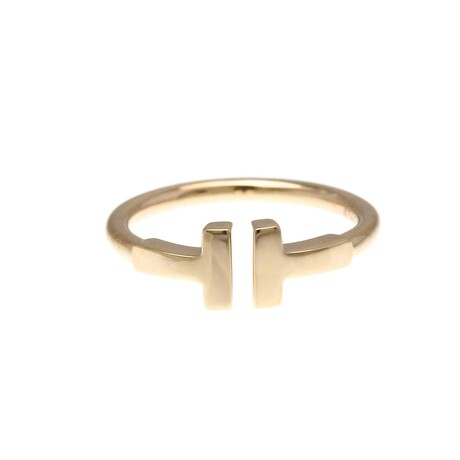 Tiffany & Co. // 18k Rose Gold T Wire Ring // Ring Size: 4 // Store Display