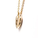 Tiffany & Co. // 18k Rose Gold Heart Lock Key Pendant Necklace // 15.94" // Store Display