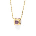 Tiffany & Co. // 18k Rose Gold Sparkler Amethyst Pendant Necklace // 15.94" // Store Display