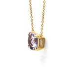Tiffany & Co. // 18k Rose Gold Sparkler Amethyst Pendant Necklace // 15.94" // Store Display
