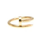 Cartier // 18k Rose Gold Juste Un Clou Ring // Ring Size: 7.25 // Store Display