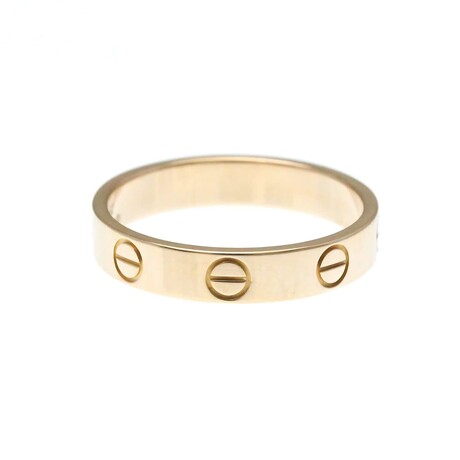 Cartier // 18k Rose Gold Mini Love Ring // Ring Size: 6 // Store Display