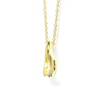 Tiffany & Co. // 18k Yellow Gold Open Heart Pendant Necklace // 15.74" // Store Display