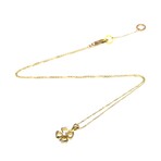 Bulgari // 18k Rose Gold Fiorever Diamond Pendant Necklace // 16.53"-17.32" // Store Display