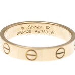 Cartier // 18k Rose Gold Mini Love Ring // Ring Size: 6 // Store Display