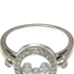 Chopard // 18k White Gold Happy Diamond Ring // Ring Size: 6 // Store Display