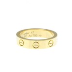 Cartier // 18k Yellow Gold Mini Love Diamond Ring // Ring Size: 4 // Store Display