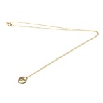 Tiffany & Co. // 18k Rose Gold Heart Lock Key Pendant Necklace // 15.94" // Store Display