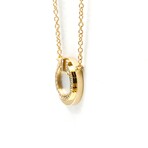 Tiffany & Co. // 18k Rose Gold T-Circle Mini Diamond Pendant Necklace // 15.74"-17.71" // Store Display
