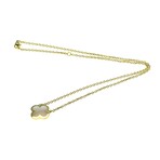 Van Cleef & Arpels // 18k Yellow Gold Pure Alhambra Mother of Pearl Pendant Necklace // 14.76"-16.33" // Store Display