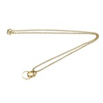 Cartier // 18k Rose Gold Baby Love Pendant Necklace // 17.32" // Store Display