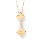 Louis Vuitton // 18k Rose Gold Pandantif Starblossom Diamond + Mother of Pearl Pendant Necklace // 14.96"-16.14" // Store Display