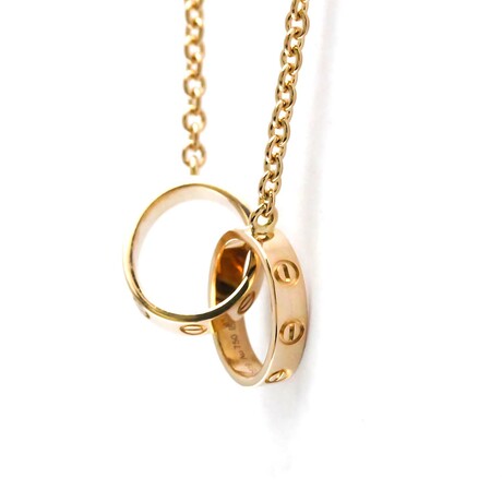 Cartier // 18k Rose Gold Baby Love Pendant Necklace // 17.32" // Store Display