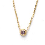 Cartier // 18k Rose Gold D'Amour Sapphire Pendant Necklace // 14.76"-15.94" // Store Display