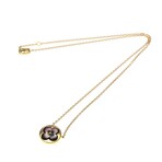 Louis Vuitton // 18k Rose Gold Sun Black Nacre Pendant Necklace // 15.35"-16.14" // Store Display