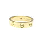 Cartier // 18k Yellow Gold Mini Love Diamond Ring // Ring Size: 4 // Store Display