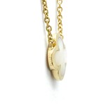 Van Cleef & Arpels // 18k Yellow Gold Pure Alhambra Mother of Pearl Pendant Necklace // 14.76"-16.33" // Store Display