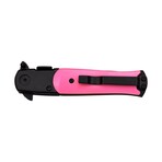 Spring Assisted Knife // TF-438 // Black Blade (Pink)