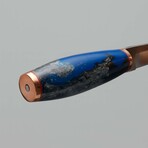 The Puukko Master // Scandinavian Puukko // Blue Acrylic Epoxy Resin