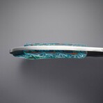 The Foel // Kiridashi // Blue Acrylic Epoxy Resin