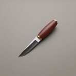 The Red Spacers // Scandinavian Puukko // Red & Black Dense Wood