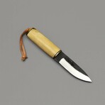 The Prime Puukko // Scandinavian Puukko // White Camel Bone