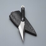 The Black Spey // Kiridashi // Black G10 Micarta Scales