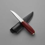 The Red Spacers // Scandinavian Puukko // Red & Black Dense Wood