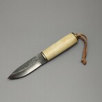 The Prime Puukko // Scandinavian Puukko // White Camel Bone