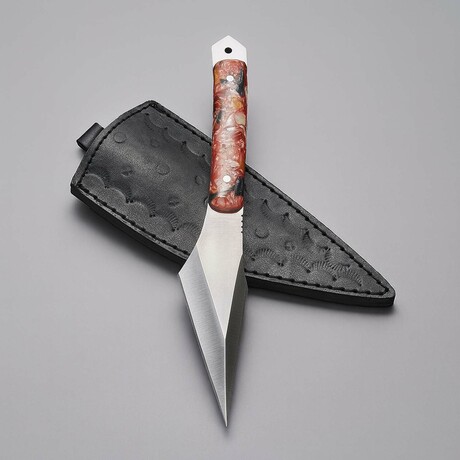 The Epoxy Spey // Kiridashi // Orange Acrylic Epoxy Resin