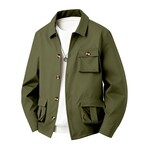Lightweight Cargo Shacket // Army Green (L)