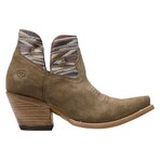 Ariat // Women's // Hazel Chimayo Western Bootie Narrow // Dijon Roughout (7)
