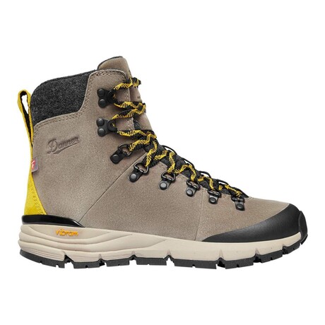 Danner // Women's // Arctic 600 Side-Zip Boot // Driftwood + Yellow (6)
