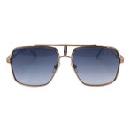 Carrera // Men's // 1055/S J5G Aviator Sunglasses // Gold Black + Blue Gradient