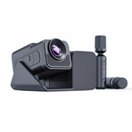 3-in-1 Portable Karaoke Mini Projector (with 2x15W Speakers+ 2 Mic)