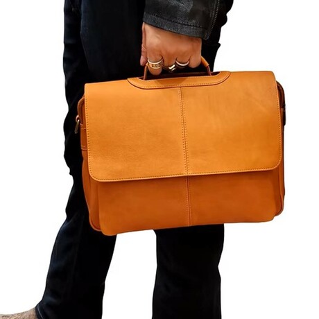 Francis Small Briefcase Vaquetta Leather