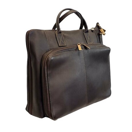 Denise Large Briefcase Vaquetta Leather