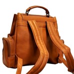 Juli Medium Back Pack Vaquetta Leather (Black)