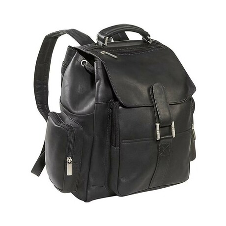 Juli Medium Back Pack Vaquetta Leather (Black)