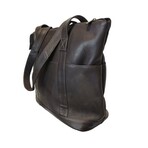 Amparo Large Tote Vaquetta Leather (Black)