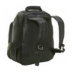 Alroy Extra Large Laptop Backpack Vaquetta Leather (Black)