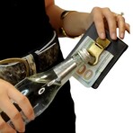 Rasputin Fold Bottle Clip Vaquetta Leather (Tan)