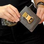 Rasputin Fold Bottle Clip Vaquetta Leather (Tan)