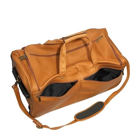 Rey Extra Large Wheelie Duffel Vaquetta Leather (Black)