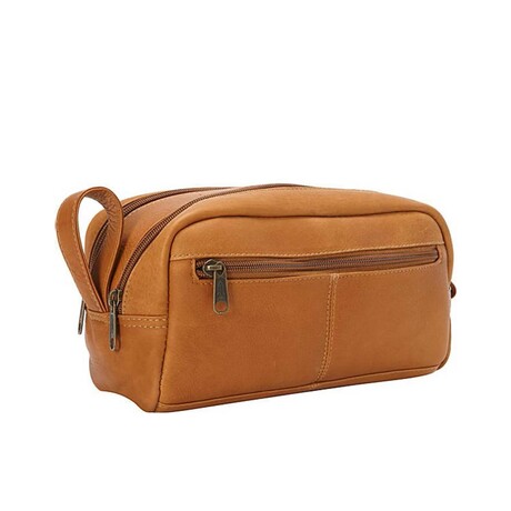 Amadeo Small Dop Kit Vaquetta Leather (Black)